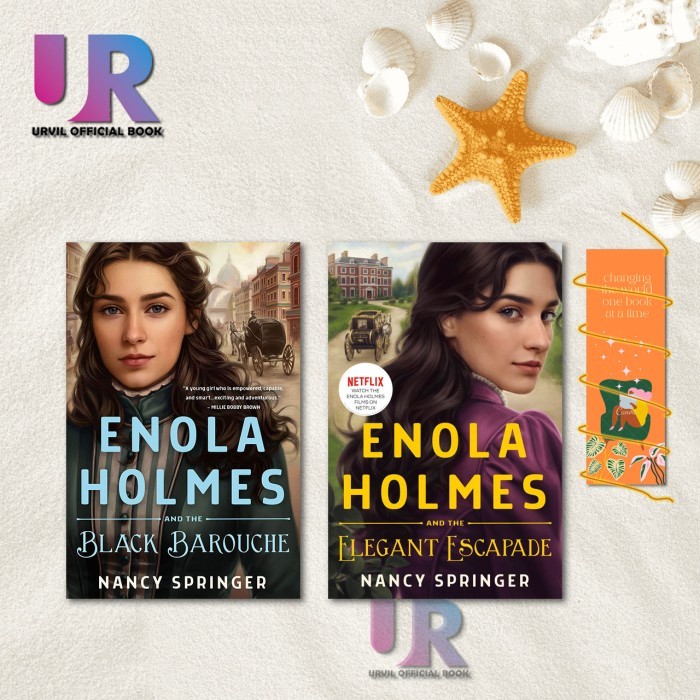 

Most Gifted_versi Eng/Indo_*Enola Holmes (2 books) By Nancy Springer-aj