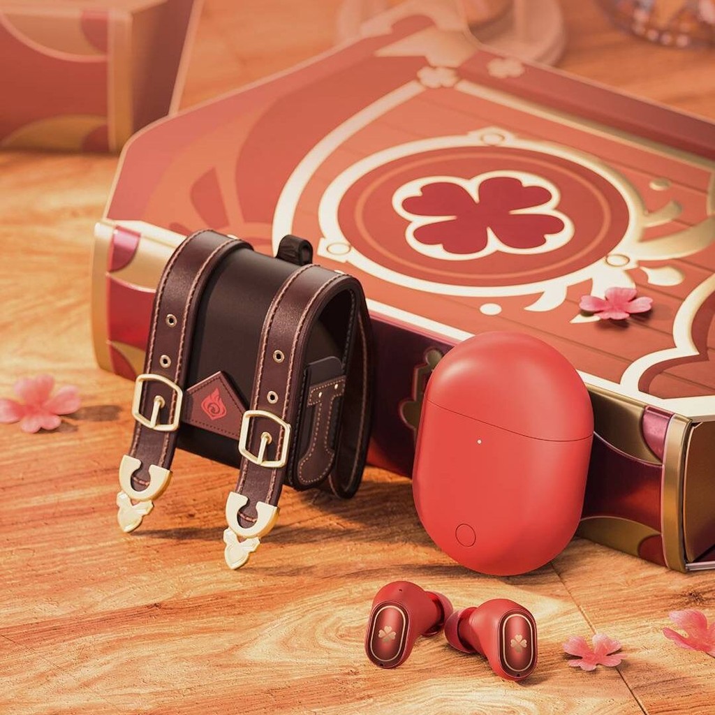 Top Airdots 3 Pro Earphone Genshin Klee Version Customize Style Magnetic Case Cable Pack Animation A