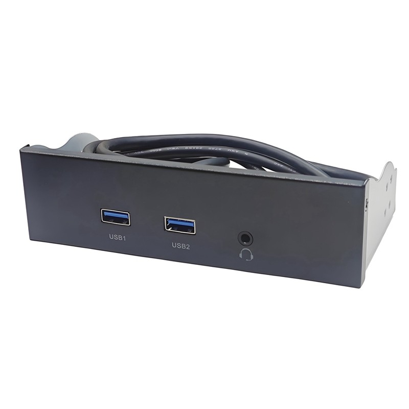 USB3.2 GEN1 Floppy Drive Slot HD-AUDIO Audio Front Panel 5.25Inch Optical Front Panel Support 2X USB