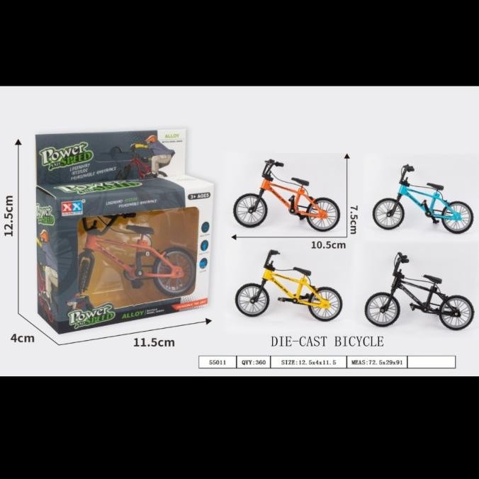 diecast sepeda bmx miniatur power