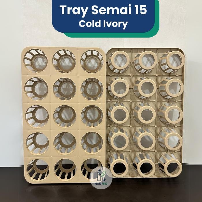 KirimLgsgGan- Kenyuagro Tray Semai 15 Lubang / Pot Tray Bunga Anggrek / Tray Pot Semai Aglonema