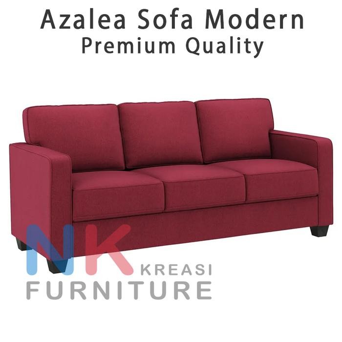 Terlaris Azalea Sofa 3 Dudukan Minimalis Mewah, Kursi Sofa 3 Seater