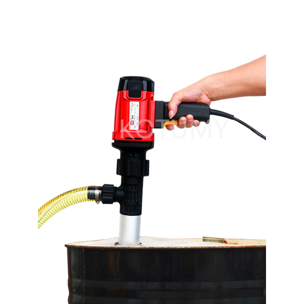 220V High-powered Portable Electric Hand Barrel Pump Six-speed Vertical Diesel Oil Drum With Small E
