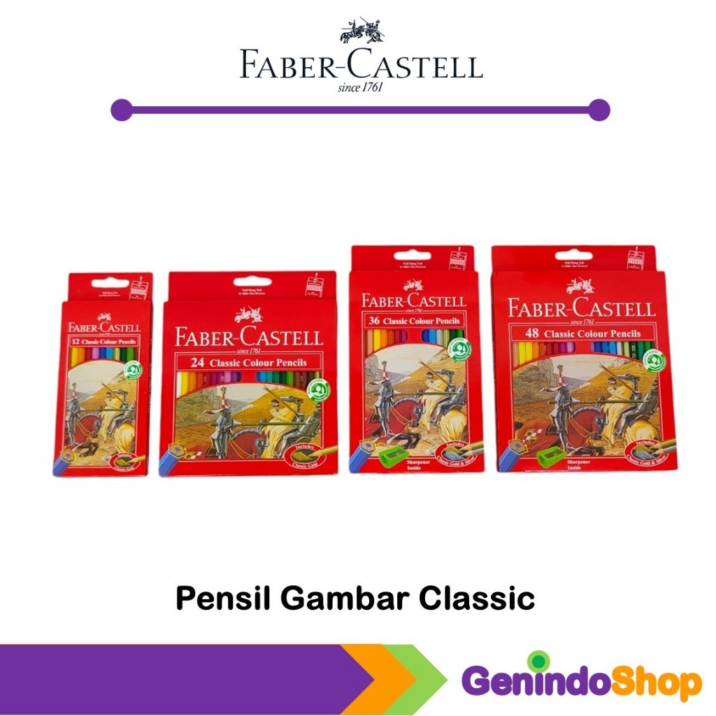 

Pensil Warna Classic 24 L Faber Castle