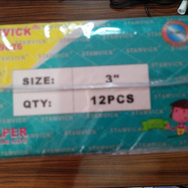 KAPE KAYU STAMVICK 3/PISAU DEMPUL/KAPE TEMBOK/KAPE KAYU GAGANG