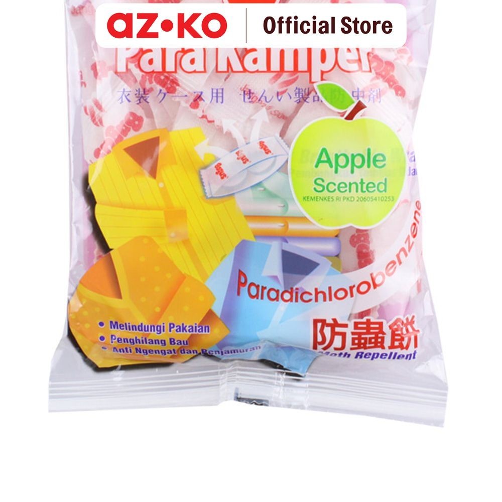AZKO Bagus 150 gr Para Kapur Barus Kamper Pengharum Ruangan Penghilang Bau Kamar Mandi Odor Remover