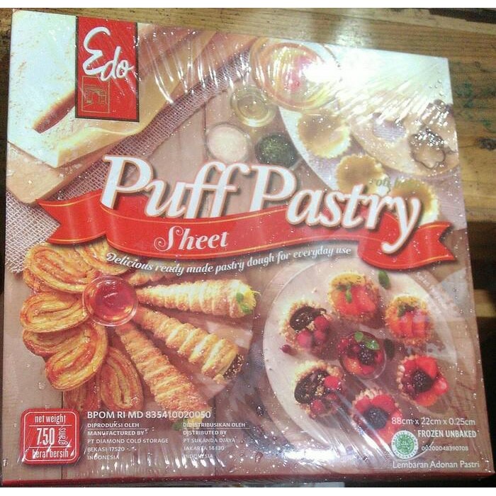 

EDO PUFF PASTRY 750GR