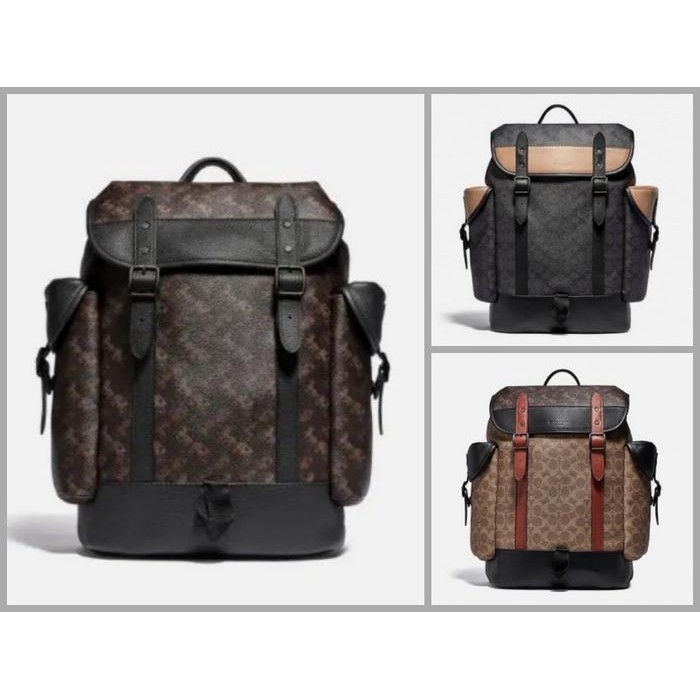 Coachh signature horse Hitch Backpack tas ransel pria original lx dj