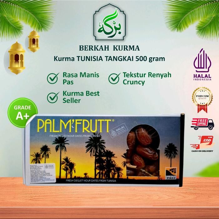 

Peno_Hay Kurma Palm Fruit Tangkai Tunisia Premium Kualitas Tinggi 500gr - Snack, Kering, Oil, Manis,