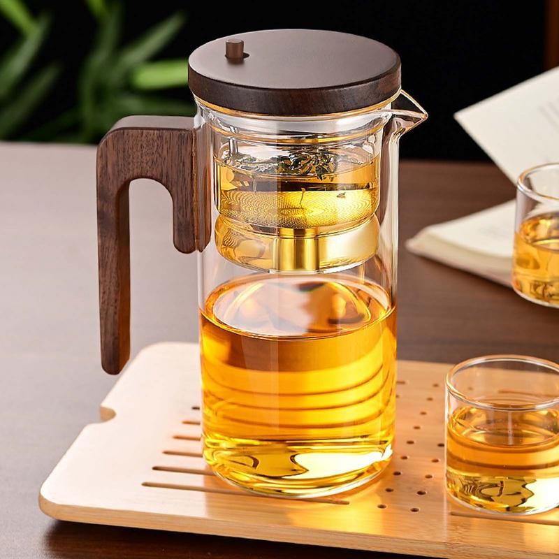 Glass Tea Infuser Bottle Ergonomic Handle Tea Infuser Tumbler Tea Water Bottle Glass Tea Infuser Tra