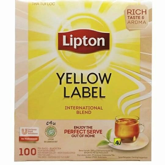 

Lipton Yellow Label Tea 100 Non Envelope Green Orange