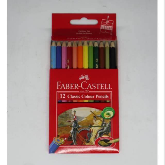

(12set) Pensil Warna Faber Castell 12w Pendek