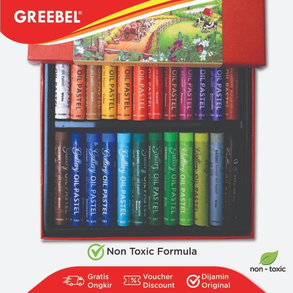

EBEL ARTIST PASTEL 24 WARNA / EBEL Crayon Artist 24 Warna
