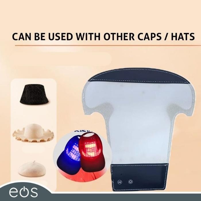 Terapi Perawatan Topi Rambut Kepala Infrared Led Merah Promo