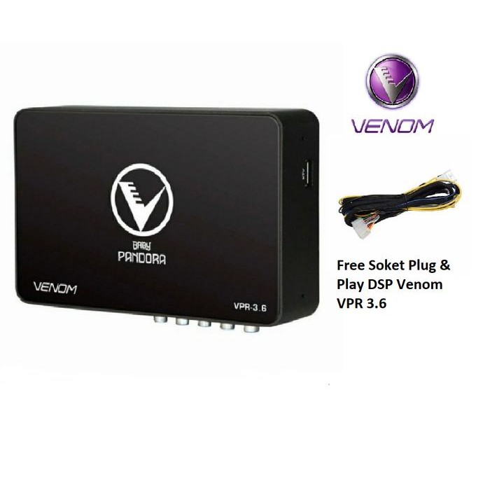 Venom Baby Pandora VPR 3.6 DSP 6 channel Built Power 4 Channel Resmi