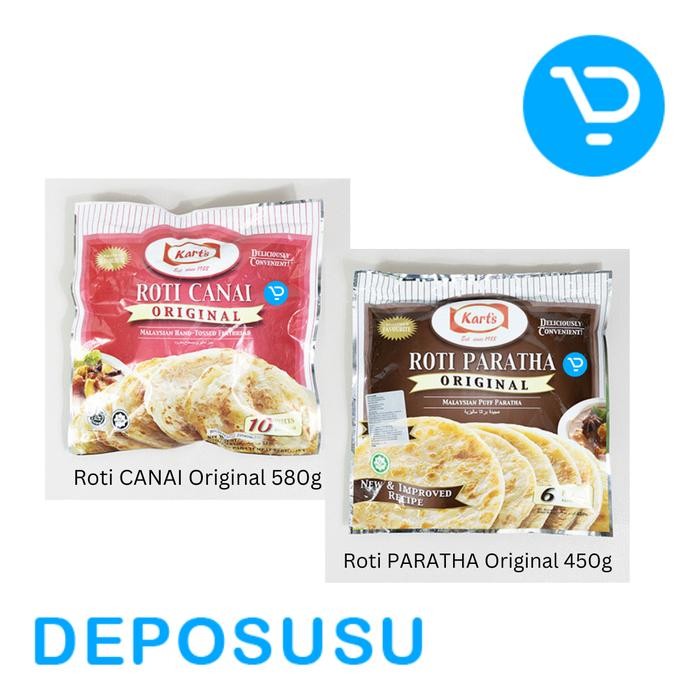 

BARANG TERLARIS KART'S Karts Roti Paratha Original & Canai