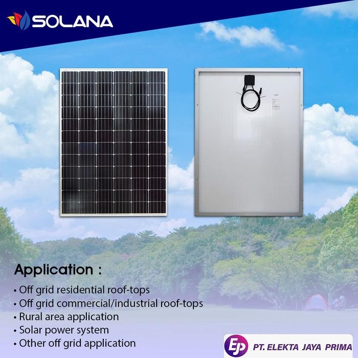 EJP SOLANA SOLAR PANEL MONO 250WP PV MODUL SOLAR CELL 250 WP MONO