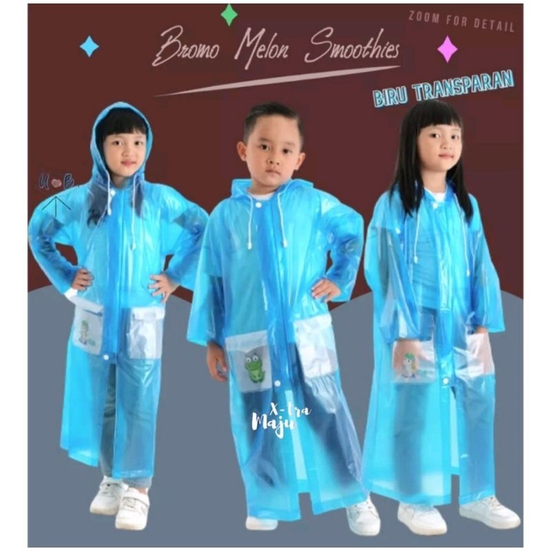 Jas Hujan Anak Jas Hujan Terusan Laki-Laki Perempuan Jas Hujan Sekolah