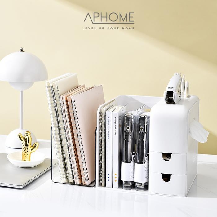 

APHOME KOTAK FILE TRAY FOLDER BOX DESK ORGANIZER RAK BUKU MEJA DESTA