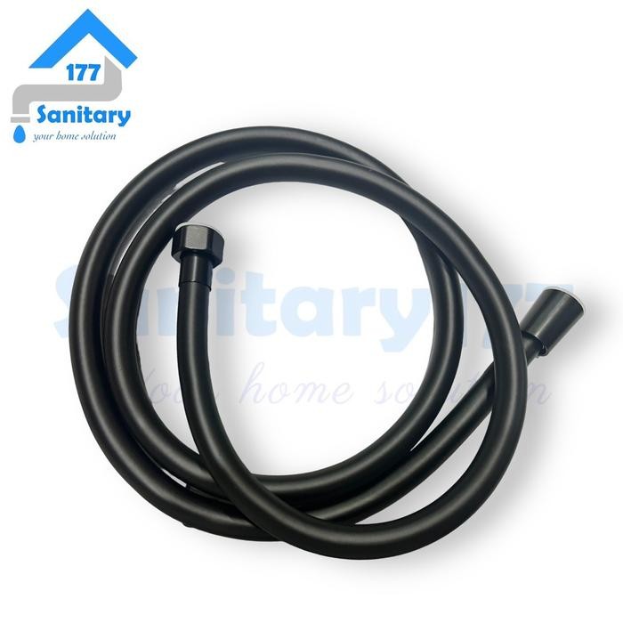 Masih Ada. Selang Shower Plastik 150Cm Hitam Pvc-Fleksibel Hose Kloset 1,5 Meter Closet Jet Shower