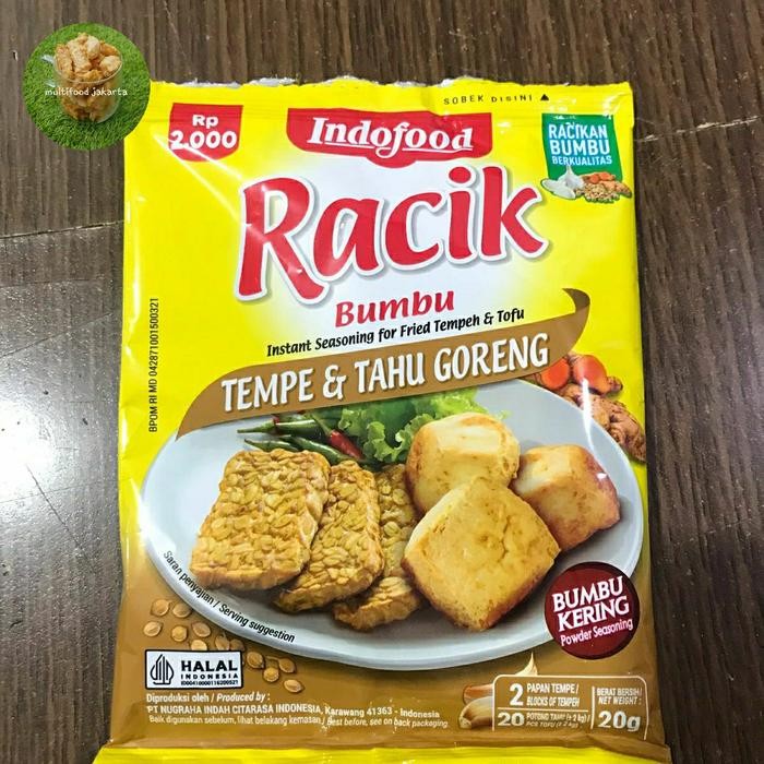 

Bumbu Racik Indofood Tahu Tempe Goreng