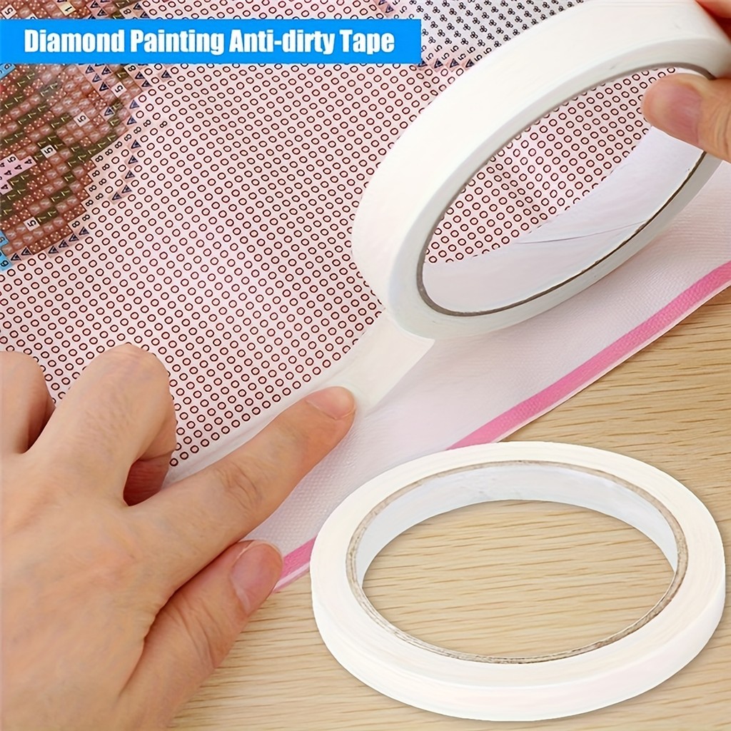 

1Pc 1.5/2Cm Width Diamond Painting Tape Adhesive Edges Sticker Diy Tools Accessories Single-Sided