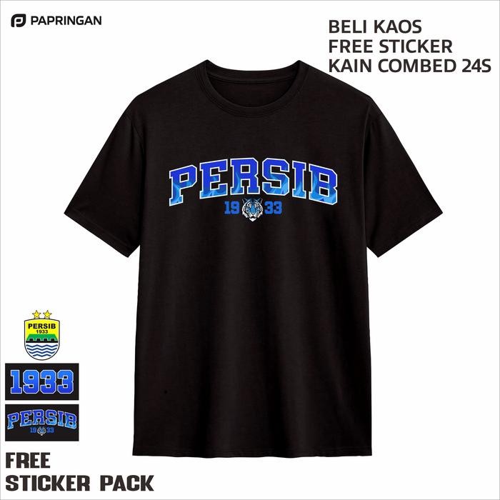 

Promo Kaos Persib Bandung Free Stiker Pack,Box Dan Lanyard-Catton Combad 24S Tbk