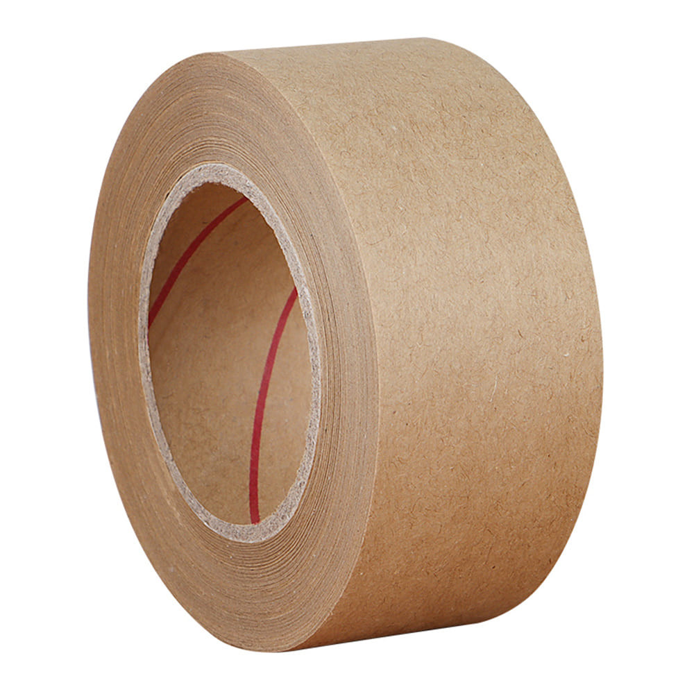 

Packing Tape 30M Reinforced Water Activated Gummed Tape Kraft Paper Tap For Writable Strong Adhesive