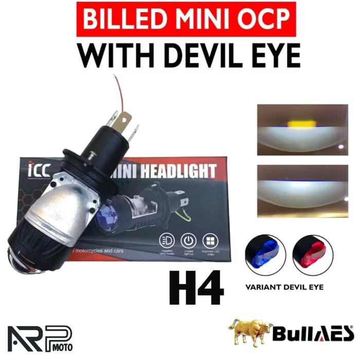 Best seller Mini Biled H4 Pnp + Kipas Ibez 201 Super Bright Universal Mobil Motor ninja vixion