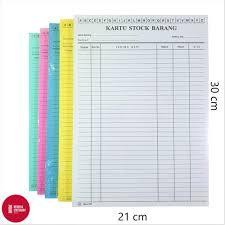 

Stok Barang Ukuran Folio