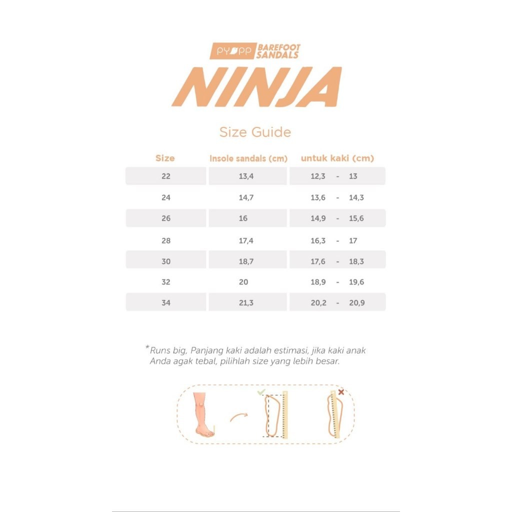 PYOPP - Ninja Active Baroot Sandals Open Heels - Navy Pops