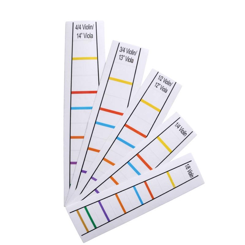 

1Pc 4/4-1/8 Fingerboard Sticker Violin /Viola Pitch Position Sticker No Glue Finger Position Sticker