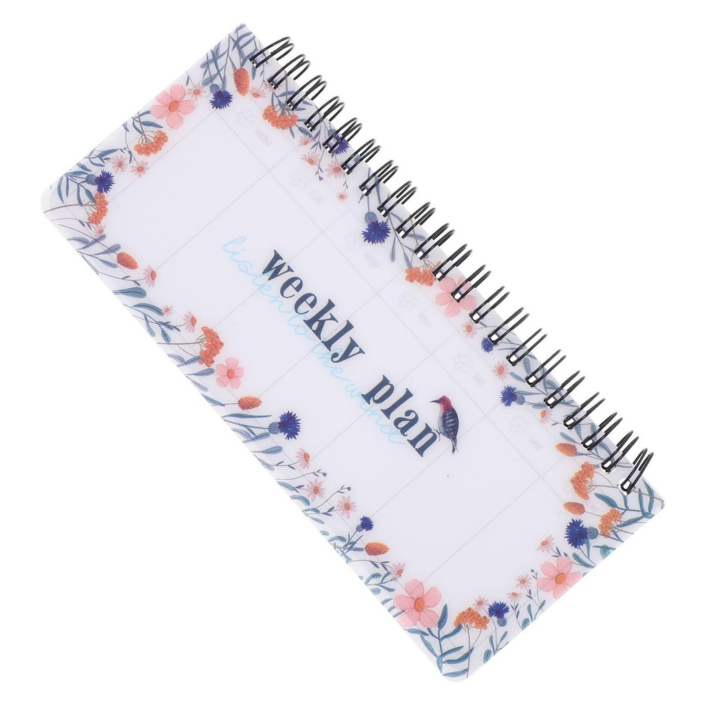 

Weekly Planner Student Supply Notebook Flower Garland Binder Daily Use Pads Practical Materials