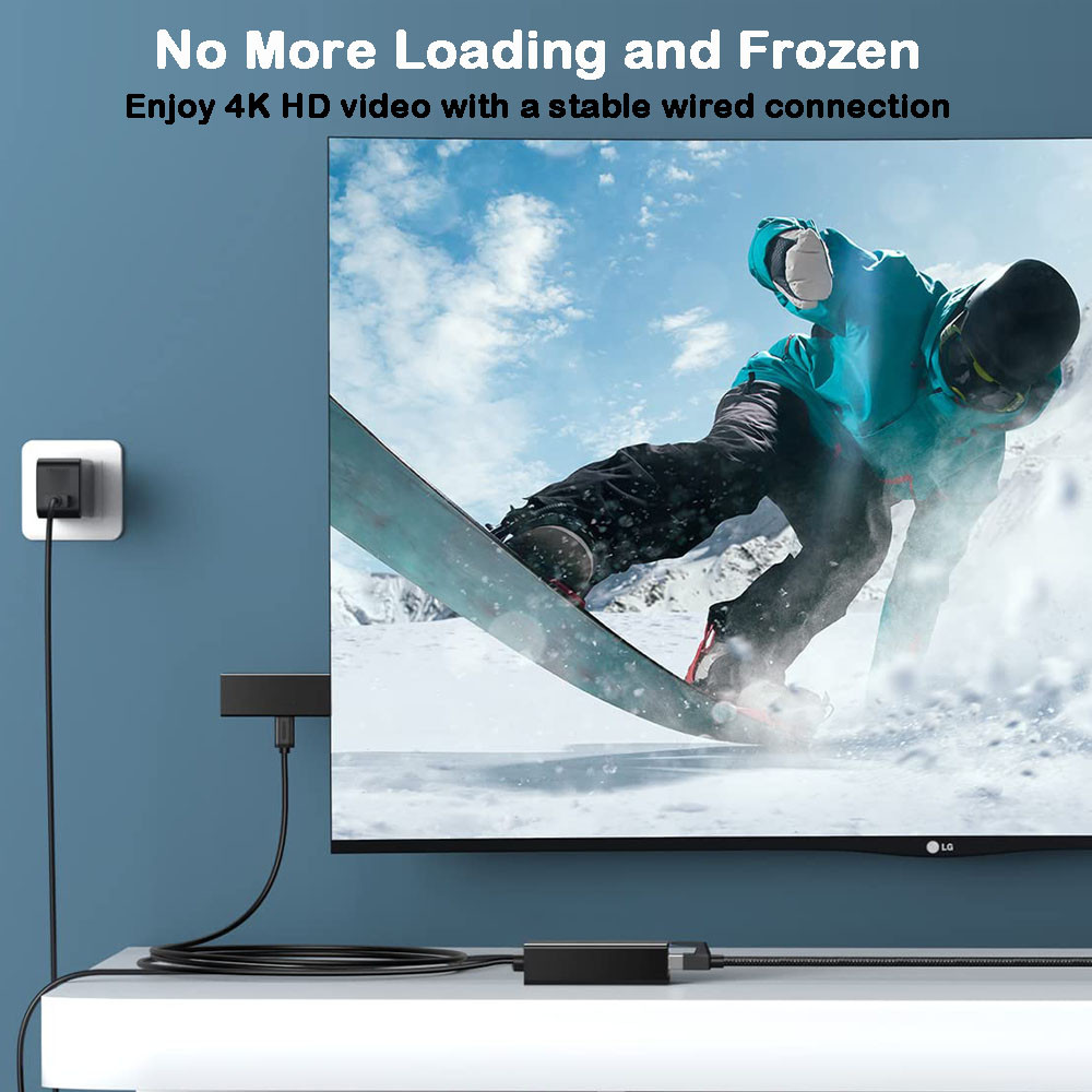 10/100Mbps Micro Usb To Ethernet Rj45 Adapter Network Adapter For Fire Stick 4K Chromecast Google