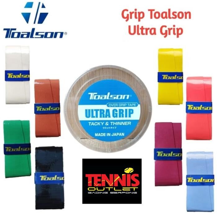 Toalson grip Ultra Overgrip - Raket Tennis/Badminton/Padel 100%ORIGINAL