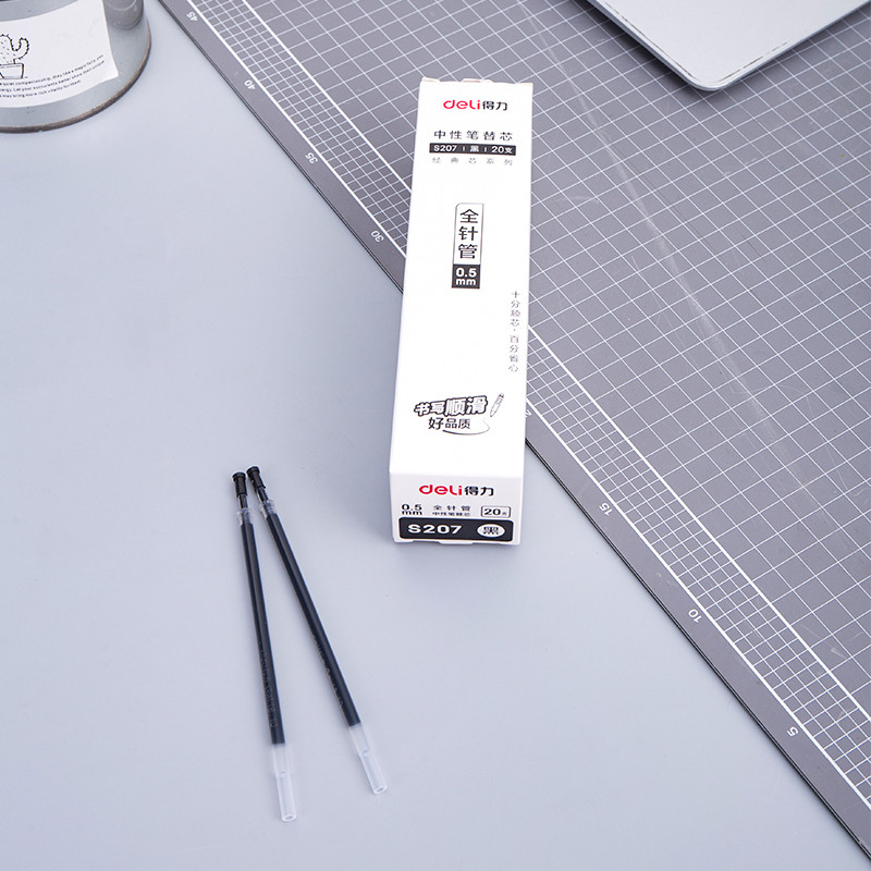 

Deli Gel Pen Rill / Isi Ulang Tinta Pulpen Gel Hitam 0.5 mm Isi 20 pcs Needle Tip S207-20PCS