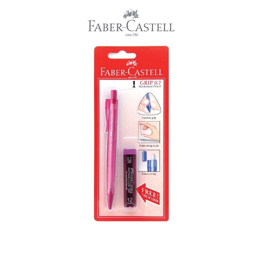 

Faber-Castell Mechanical Pencils Grip 0.7 Warna Pastel