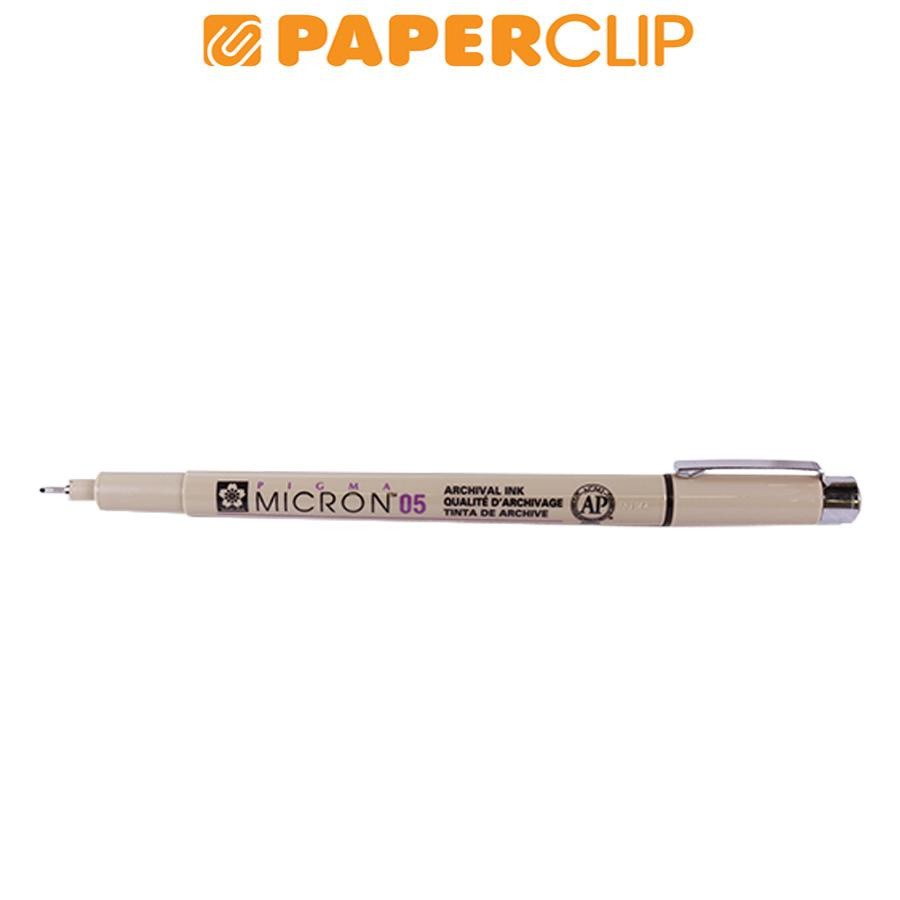 

BALLPOINT SAKURA PIGMA MICRON 05 BLACK