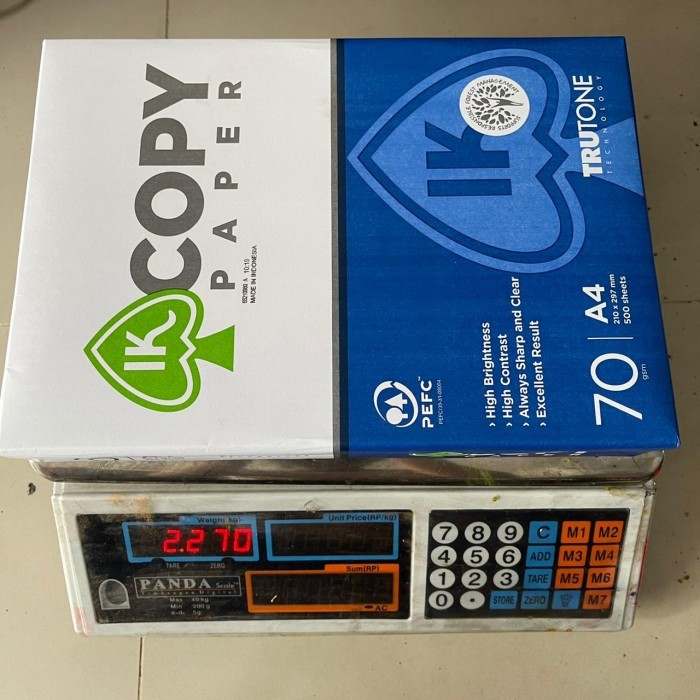 

KERTAS HVS A4 70 GRAM IK PAPER/IK COPY PAPER SUPER MURAH/ 1 Rim