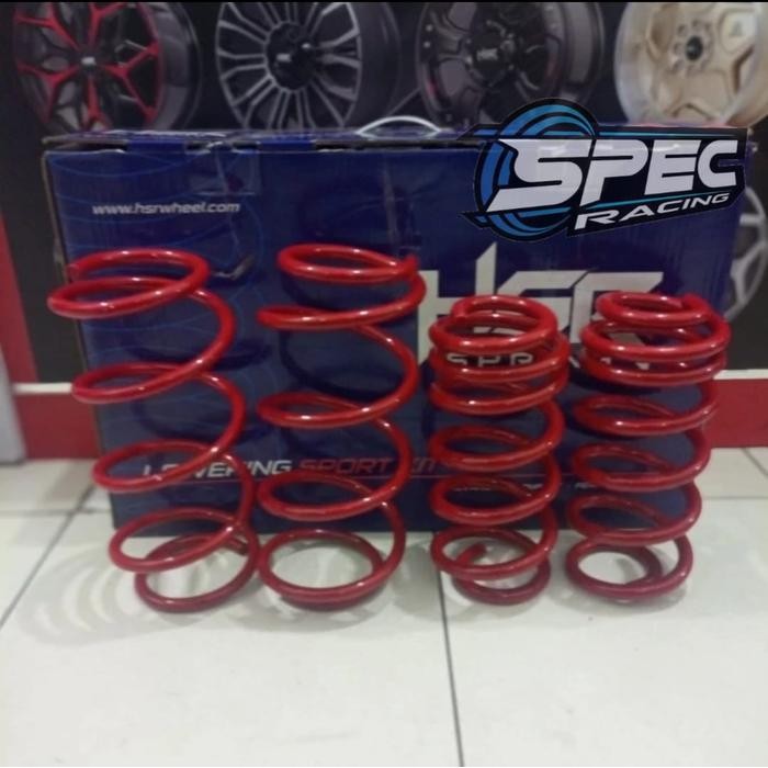 Per Ceper Mobil Daihatsu Sigra Lowering Kit Red HSR Sigra Gratis Pasang
