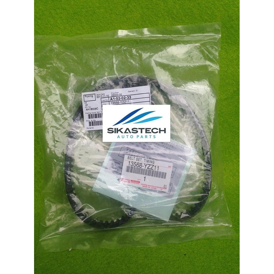 TIMING BELT TOYOTA STARLET 1.3 / COROLLA TWINCAM 1.3 MESIN 2E ORIGINAL