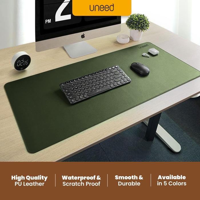 UNEED Premium Mousepad PU Leather Desk Pad Waterproof