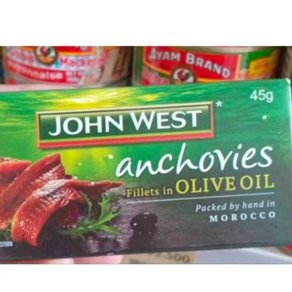 

Ready John West Anchovies In Olive Oil 45Gr