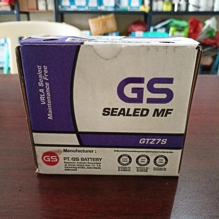 Aki Sepeda Motor /GS MF GTZ7S Astra Otoparts / CBR 150/ GS GTZ-7S