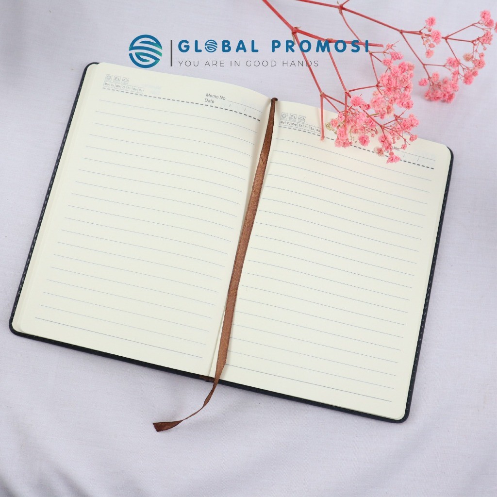 

Custom Nama/Logo Uv Print Notebook Agenda Kulit Pum A5 Buku Catatan Kerja Souvenir QS02