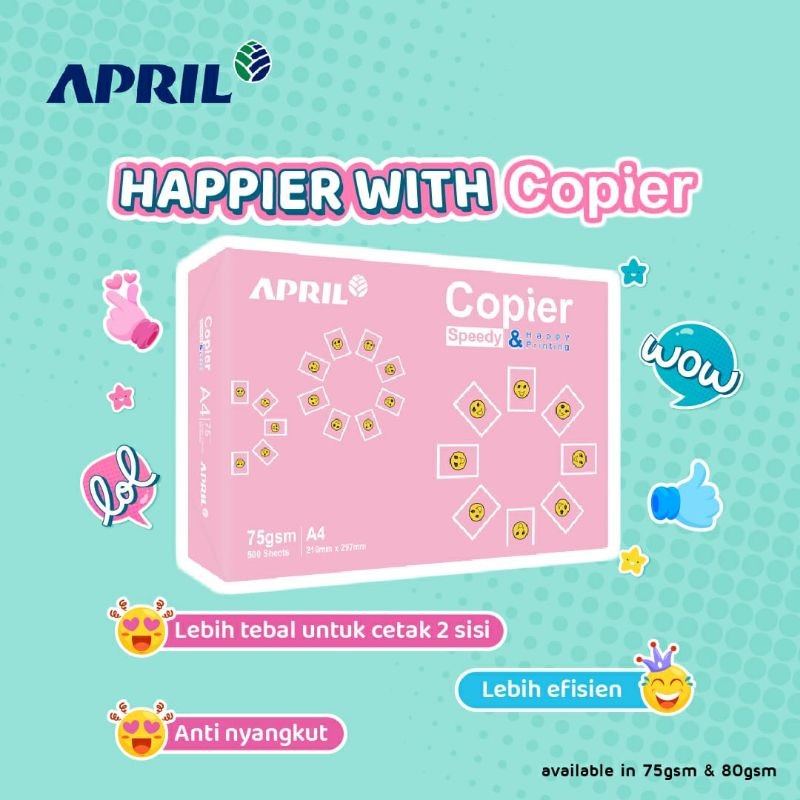 

KERTAS F4 75 GRAM APRIL Copier Paper
