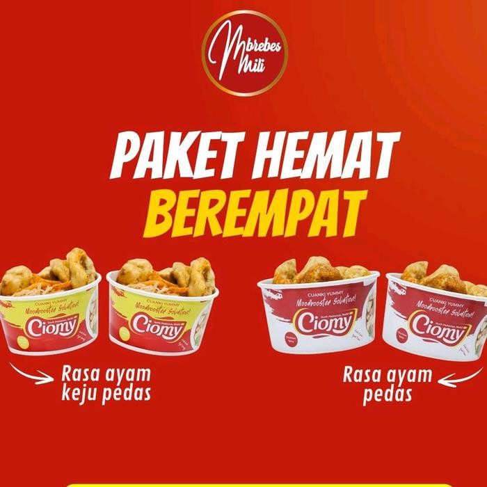

PastikanTerjaminMutunya- Ciomy Cuanki Cheese Keju dan Ciomy Cuanki Ayam isi 4