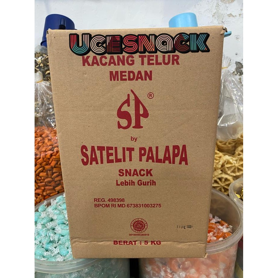 

PastikanTerjaminMutunya- Kacang Telur Medan Satelit Palapa 5kg 5.000gram