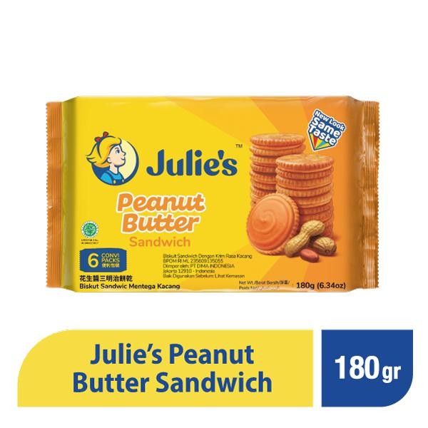 

PastikanTerjaminMutunya- Julie's Peanut Butter Sandwich 180g