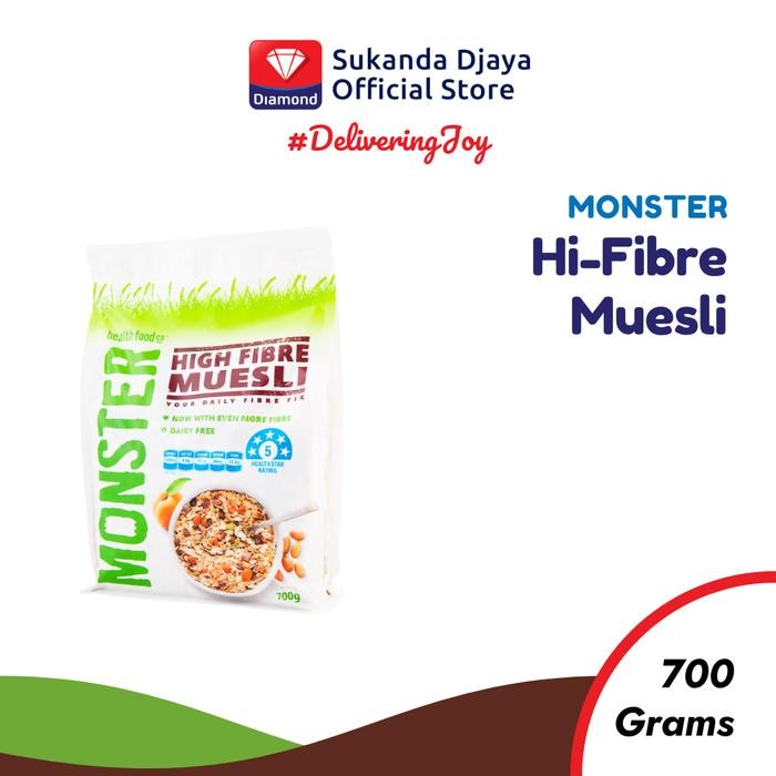

PastikanTerjaminMutunya- Monster Muesli Hi Fibre Muesli 700gr